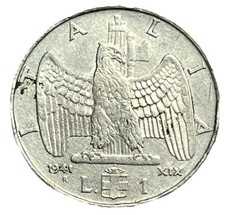1 LIRA 1941 XIX - IMPERO -