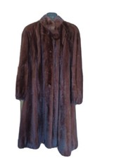 pelliccia visone marrone