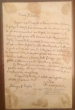 Lettera firmata da Federico