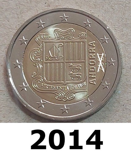 Andorra monete 2 euro - -,