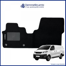 Serie  TAPPETI - TAPPETINI in Moquette Neri per PEUGEOT EXPERT DAL 2016 IN POI