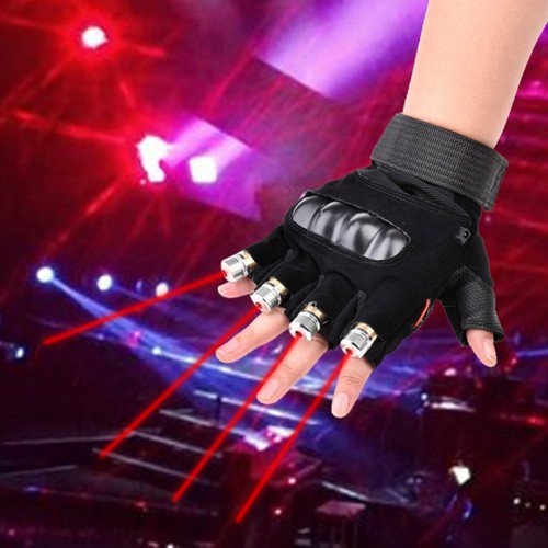 Guanti laser led rgb - led,