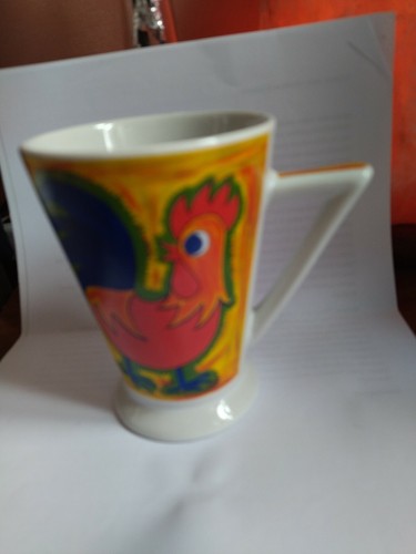Tazza gallo in ceramica - gallo,