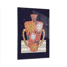 Quadro su Vetro 80x120cm Vaso