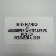 2025 MLS Cup Final Inter Miami