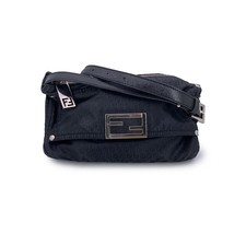 Fendi Black Monogram Canvas