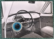 Rara Photo Press Interno INNOCENTI AUSTIN A 40 S-Salone Torino 1965