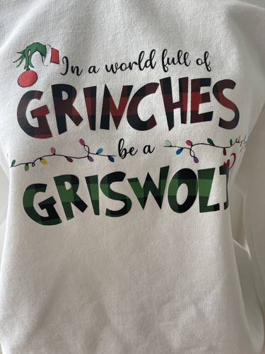 Nwot custom grinch sweatshirt - custom,