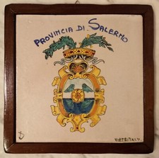 Maiolica vietri stemma - maiolica,