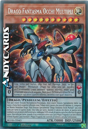 Drago fantasma occhi multipli - occhi,