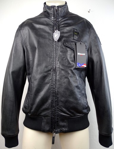 Blauer usa leather jacket - leather,