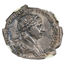 Trajan Roman Empire Silver