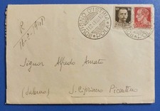 1941 Rovigno d'Istria (Pola - ora in Croazia) - timbro su lettera con Imperiale