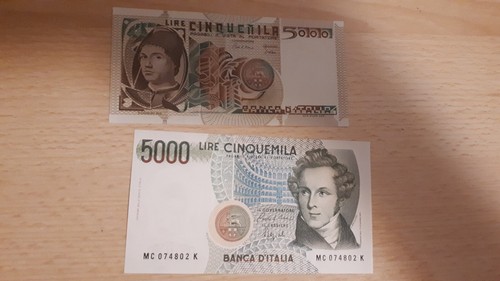 5000 mila lire - , messina/bellini