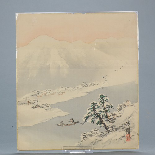 Antico quadro giapponese - , in
