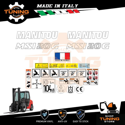 Kit adesivi mezzi lavoro - mezzi, da