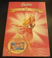 Barbie Princess Collection SEALED (DVD, 2008, 3-Disc Set)