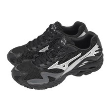 Scarpe sneakers Mizuno Wave Rider 10 nero argento uomo unisex casual D1GA2431-51