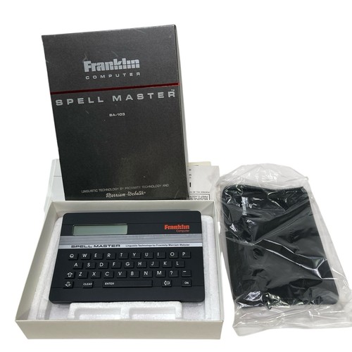 Franklin computer spell master - franklin,