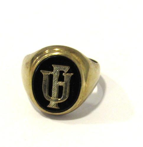 Anello uomo oro giallo - in,