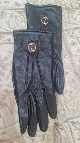 Guanti gucci agnello nero - gucci,