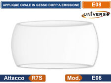 APPLIQUE OVALE IN GESSO