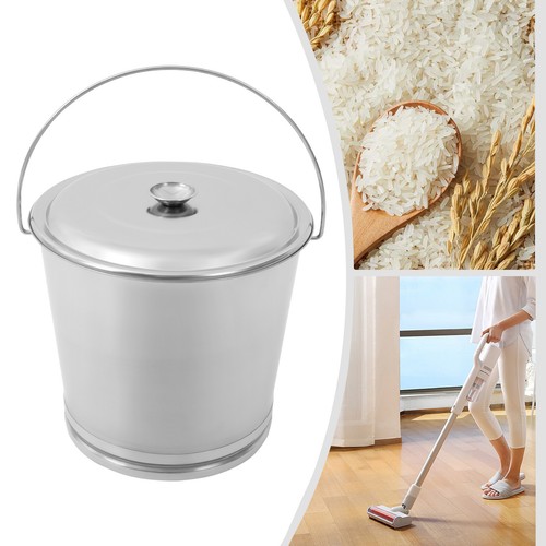 Secchio acciaio inox 5 - acciaio,