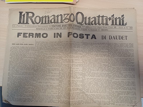 Giornale romanzo quattrini - giornale,