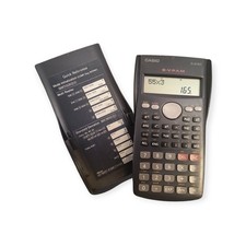 CASIO fx-82MS S-V.P.A.M. 1st Ed – GOOD + Slide Case