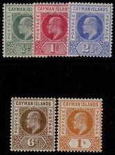 CAYMAN ISLANDS EDVII SG3-7