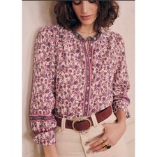 Top blusa Sezane Ellora rosa