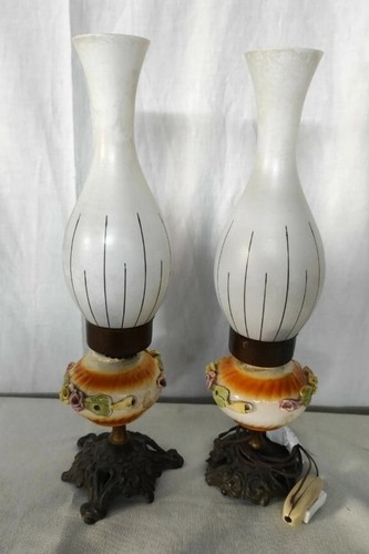 Coppia lumi antichi bronzo e - antichi,