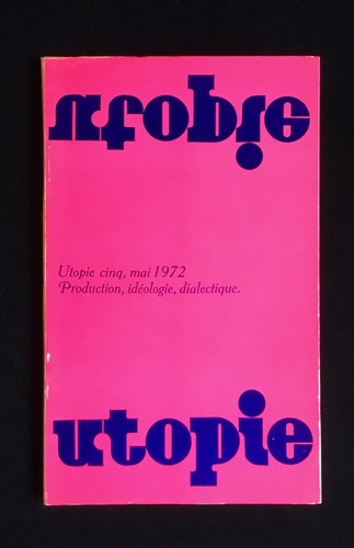 Revue utopie cinq - revue, mai