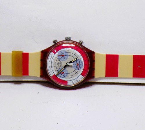 Swatch chrono navy berry - navy,