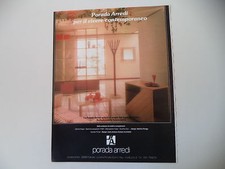 advertising Pubblicità 1982 PORADA ARREDI - CABIATE (COMO)