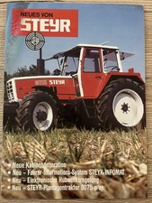 Steyr NUOVO VON STEYR depliant trattore brochure