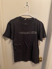 Camicia promozionale vintage 2014 The Equalizer Movie Denzel Washington rara media