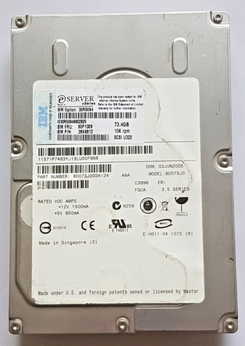 Disco rigido gb ibm - rigido, 73,4