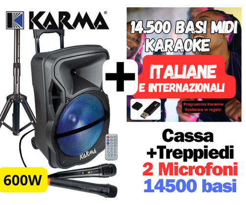 Cassa karaoke karma - +, italiana