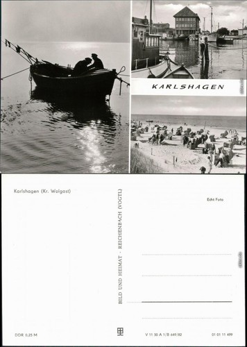 Cartolina karlshagen barca - cartolina,