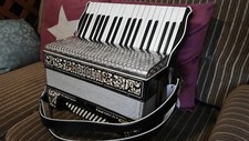 FISARMONICA D'EPOCA DA COLLEZIONE, HOHNER Verdi 1°- 34 tasti 48 Bassi-Vedi Video