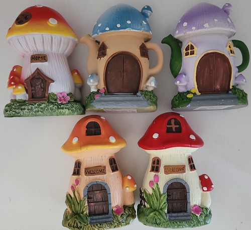Casette funghi giardino fata - funghi,