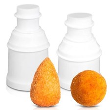 2 pezzi stampi per arancini rotondi e appuntiti 160 g / 5,65 oz - riso grande bianco 