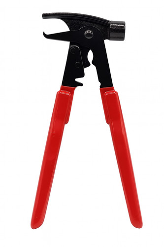 Red forged steel wheel weight - steel,