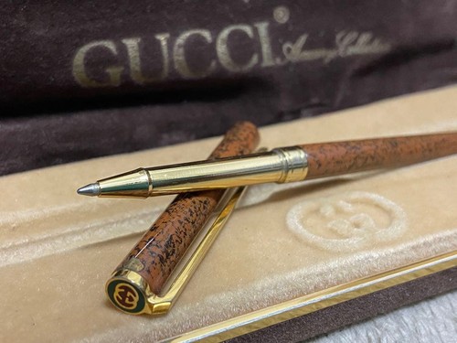 Penna sfera gucci marrone - penna,
