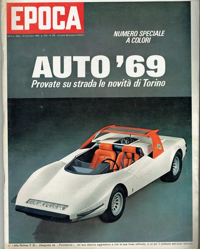 Epoca 1968 alfa romeo p33 - alfa,