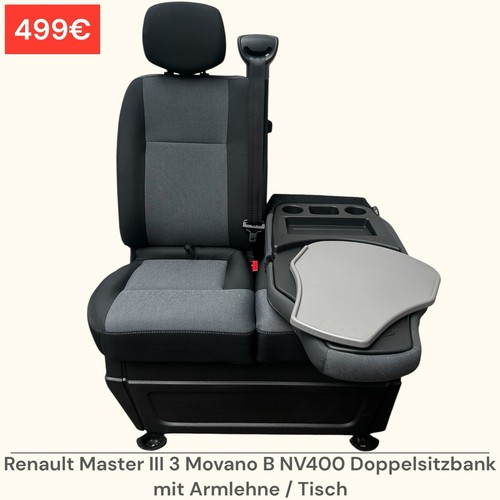 Sedile doppio renault master - sedile,