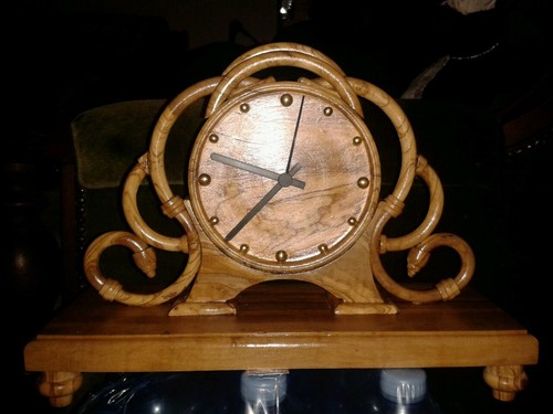 Orologio tavolo legno di - legno,