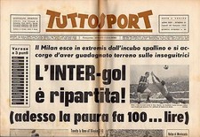 rivista TUTTOSPORT - 22/01/1968 N. 21 L'INTER E' RIPARTITA