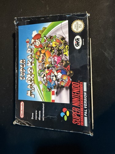 Super mario kart snes - kart, pal